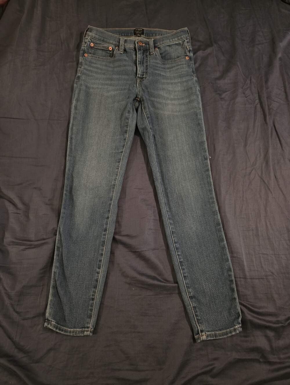 J. Crew Women's Skinny Jeans in Medium Blue Wash